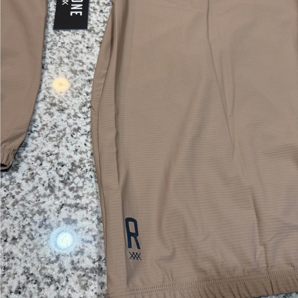 Rhone Invictus Ripstop Anorak Hoodie, Taupe Brown, Size Large - Picture 7 of 7